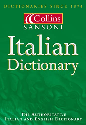 Collins-Sansoni Italian Dictionary/Italian-English, English-Italian