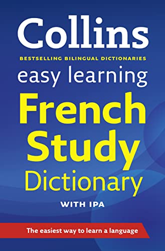 Easy Learning French Study Dictionary with IPA (Collins Easy Learning French) (English and French Edition)