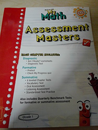 My Math Grade 1 Assessment Masters