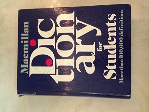 Macmillan Dictionary for Students