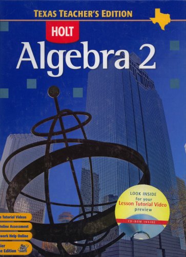 Algebra 2 Texas Teacher's Edition