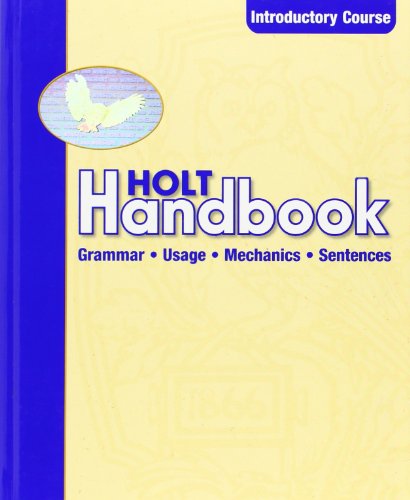 Holt Handbook: Student Edition Introductory Course 2003