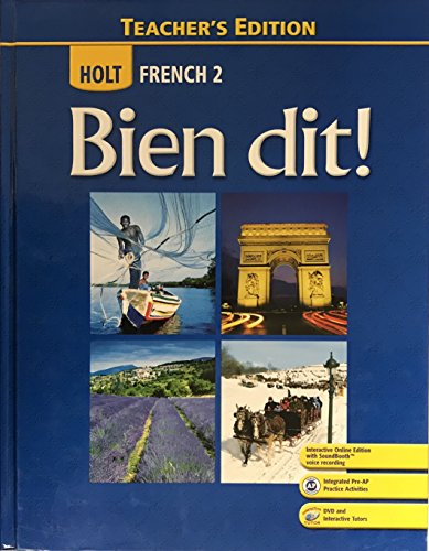 Bien dit!: Teacher's Edition Level 2 2008
