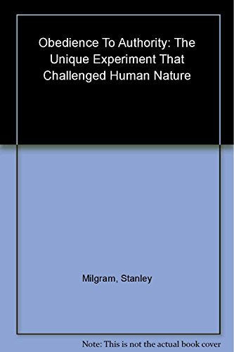 Obedience to Authority (Perennial Classics)