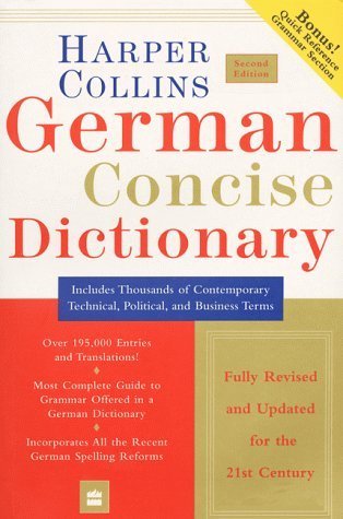 Collins German Concise Dictionary, 2e (HarperCollins Concise Dictionaries)