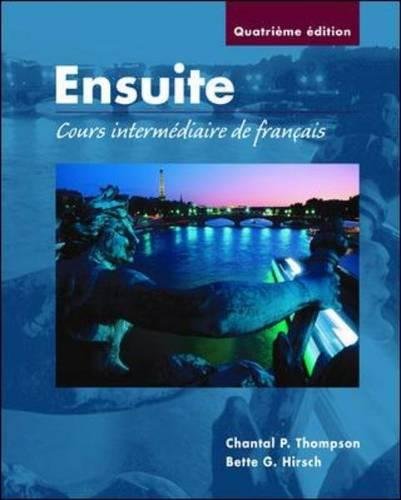 Ensuite: Cours intermediaire de francais