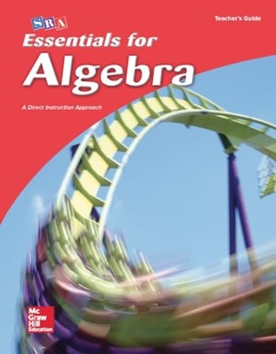 Essentials for Algebra: Essentials for Algebra, Teacher's Guide Teacher's Guide
