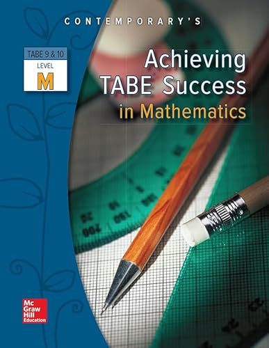 Achieving TABE Success In Mathematics, Level M Workbook (Achieving TABE Success for TABE 9 & 10)