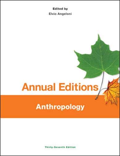 Annual Editions: Anthropology, 37/e