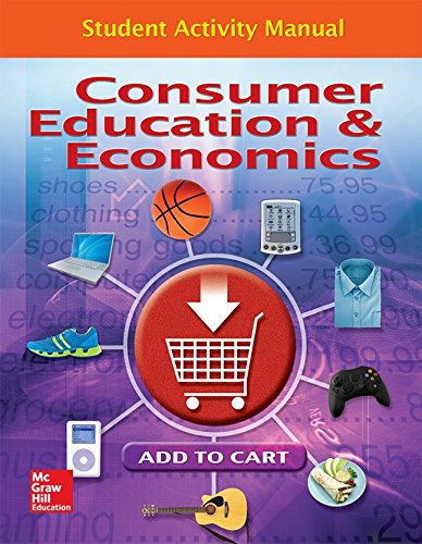 Consumer Education And Economics, Student Activity Manual