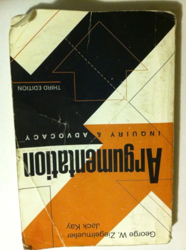 Argumentation: Inquiry and Advocacy