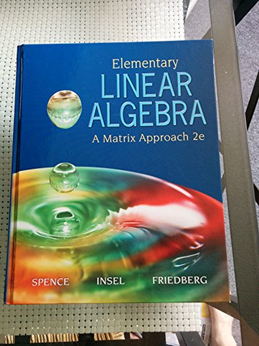 Elementary Linear Algebra (2nd Edition)