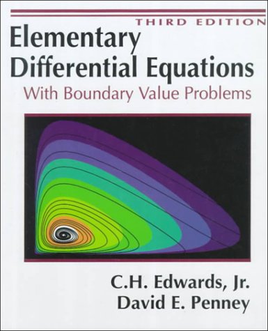 Elementary Differential Equations With Boundary Value Problems