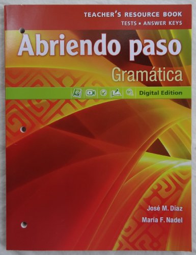 Pearson - Abriendo paso: Gramatica - Teacher's Resource Book