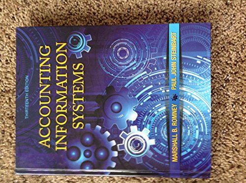 Accounting Information Systems (13th Edition)