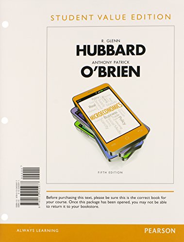 Microeconomics, Student Value Edition (5th Edition)
