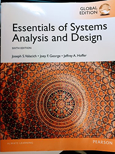 Essentials of Systems Analysis and Design