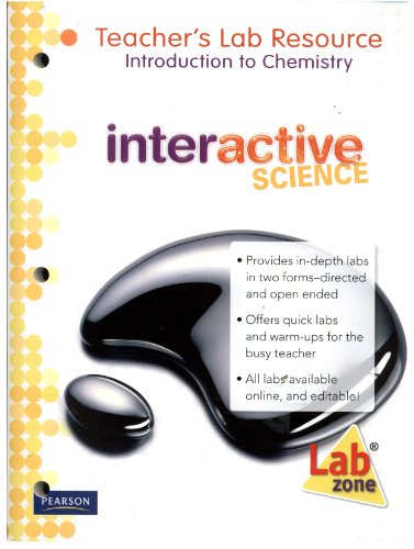 Interactive Science. Teacher's Lab Resource: Introduction to Chemistry Volume 10 (Interactive Scienc