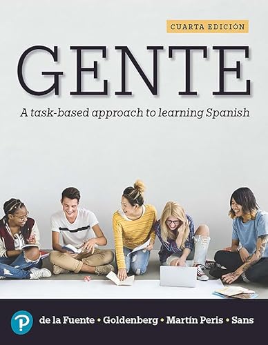Gente: A task-based approach to learning Spanish