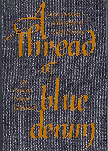 A thread of blue denim