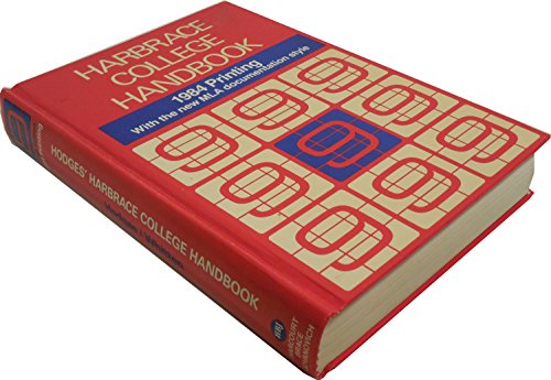Harbrace College Handbook 1984 -1984 publication.