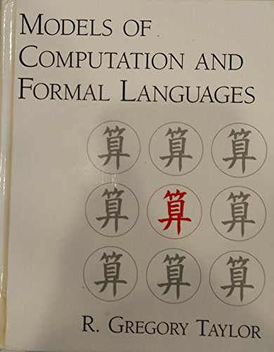 Models of Computation and Formal Languages