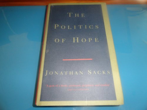 Politics of Hope by Jonathan Sacks (1997-05-03)