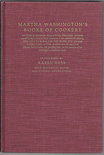 Martha Washington's Booke of Cookery