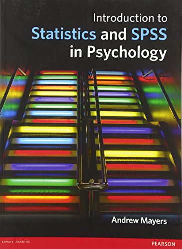 Introduction to Statistics and SPSS in Psychology