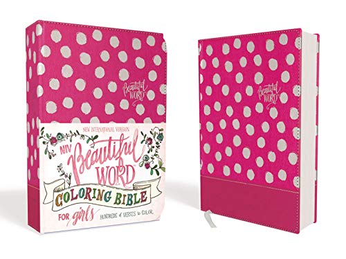 NIV, Beautiful Word Coloring Bible for Girls, Leathersoft over Board, Pink: Hundreds of Verses to Color