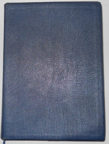 Holy Bible: New International Version/Study/Navy Blue Bonded Leather/81139