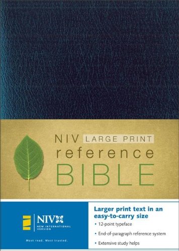 NIV Personal-Size Reference Bible, Navy Blue