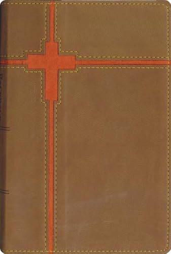 NIV Backpack Bible: New International Version, Brown Italian Duotone and Orange Suede