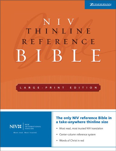 NIV Thinline Reference Bible, Large Print (New International Version)