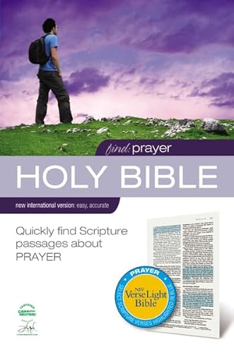 Find: Prayer Bible: New International Version VerseLight Highlighted in Blue
