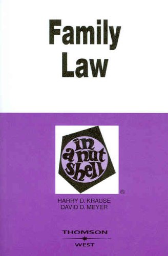Family Law in a Nutshell