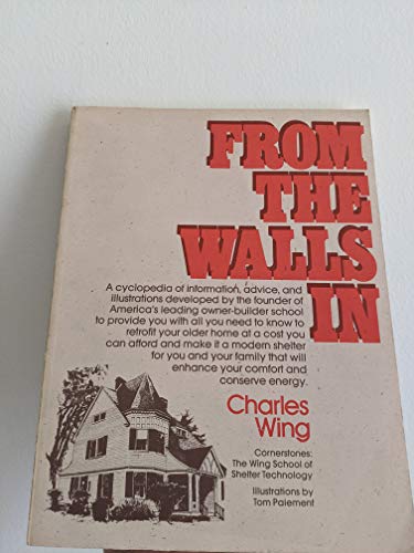 From the walls in