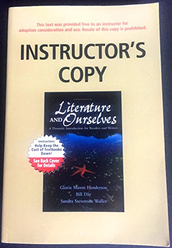 Literature and Ourselves: A Thematic Introduction for Readers and Writers (5th Edition)