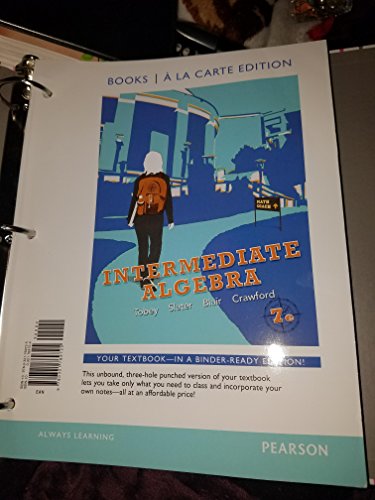 Intermediate Algebra (7th Edition)