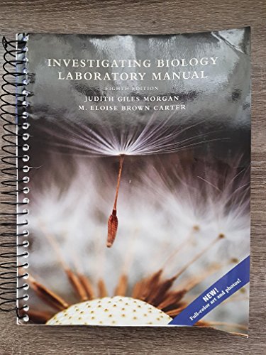 Investigating Biology Laboratory Manual (8th Edition)
