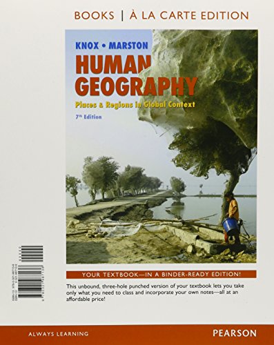 Human Geography: Places and Regions in Global Context