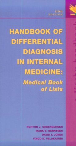 Handbook of Differential Diagnosis in Internal Medicine: Medical Book of Lists