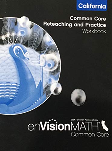 EnVision Math CA Common Core Reteaching and Practice Workbook Grade 5 Elementary