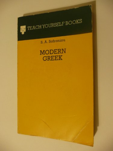 Modern Greek (Teach yourself books)