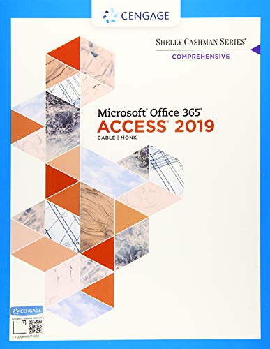 Shelly Cashman Series Microsoft Office 365 & Access 2019 Comprehensive (Mindtap Course List)