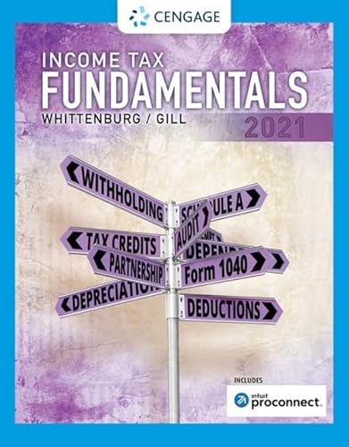 Income Tax Fundamentals 2021 (with Intuit ProConnect Tax Online)