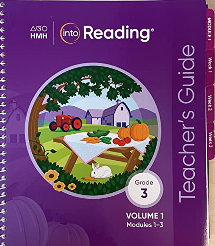 HMH Into Reading, Grade 3, Volume 1, Modules 1-3, Teacher's Guide, c 2020, 9780358461913, 035846191X