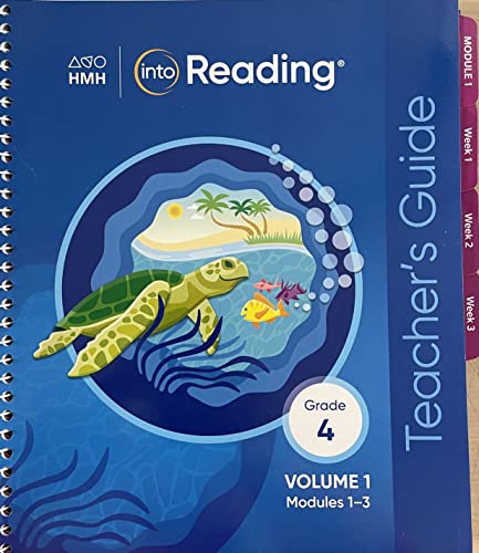 HMH Into Reading, Grade 4, Volume 1, Modules 1-3, Teacher's Guide, c 2020, 9780358461951, 0358461952