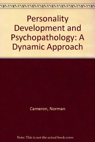 Personality Development and Psychopathology: A Dynamic Approach