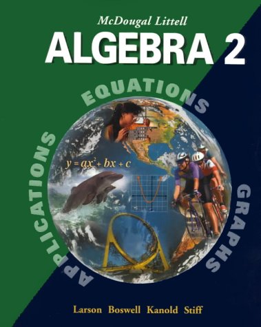 Algebra 2, Grade 11: Mcdougal Littell High School Math